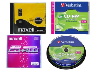 Újraírható CD lemezek