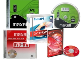 Újraírható DVD lemezek