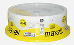 CD-R80 MAXELL 52x, 25 db-os,