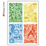 Agenda A5, napi, COLORS