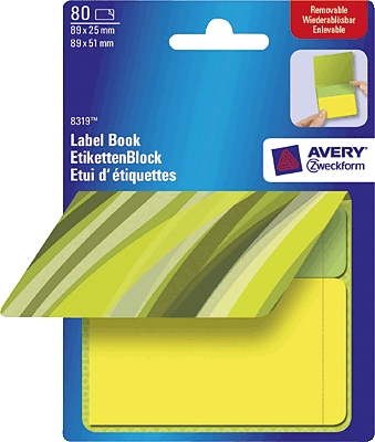 Etikett 50x81mm, AVERY 8319,