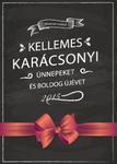 Hűtőmágnes karácsonyi XMHS-024