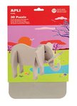 Puzzle 3D moosgumi, APLI,