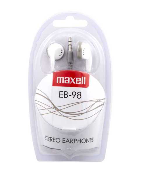 Fülhallgató MAXELL EB-98, vezetékes, fehér