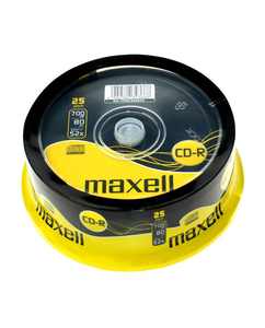 CD-R80, MAXELL 52x, 25 db/henger