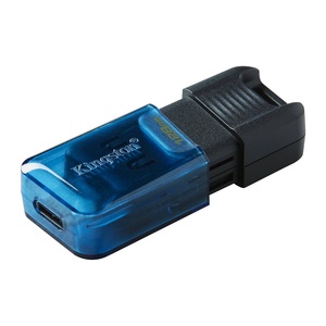 Pendrive 128GB, KINGSTON Data Traveler 80 M, USB 3.2 Type-C, fekete