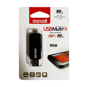 Pendrive 8GB, MAXELL USB 2.0, dual +micro USB