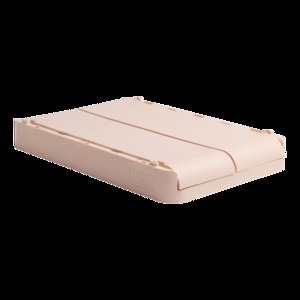 Tárolódoboz A5+, EXACOMPTA Smart Case, PP, összecsukható, púder