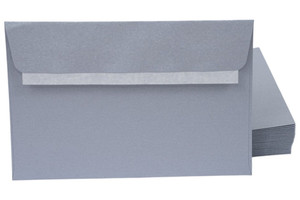 Boríték LC/6, CURIOUS Metál, 25 db, szilikonos, galvanised/króm (52)