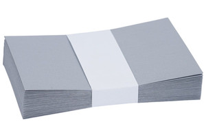 Boríték LC/6, CURIOUS Metál, 25 db, szilikonos, galvanised/króm (52)