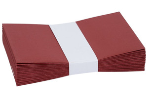 Boríték LC/6, CURIOUS Metál, 25 db, szilikonos, vörös (89)