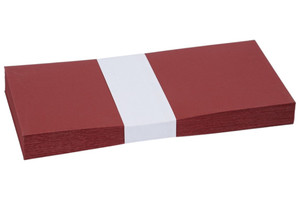 Boríték LA/4, CURIOUS Metál, 25 db, szilikonos, vörös (89)