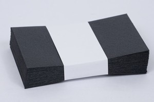 Névjegyboríték, CURIOUS Metál, 58 ébenfekete, 25 db, enyvezett
