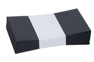 Névjegyboríték, CURIOUS Metál, 25 db, enyvezett, ébenfekete (58)