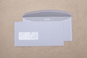 Boríték LC6/5, GPV 123214, enyvezett, gépi, 35x90 mm, bal ablakos