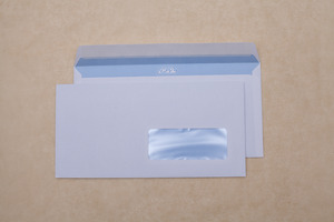 Bor&iacute;t&eacute;k LA/4, GPV 122323, szilikonos, 35x90 mm jobb ablakos, feh&eacute;r