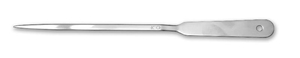 Levélbontó kés, GRS WD-503, fémtestű és -nyelű.