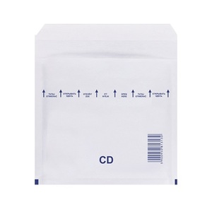 Légpárnás tasak 200x175 mm, CD, szilikonos, fehér