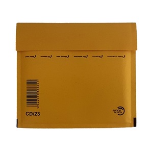 Légpárnás tasak 200x175 mm, CD, szilikonos, barna