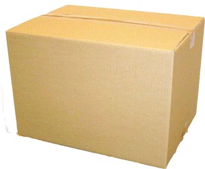 Kartondoboz 310x220x200 mm, 3 rétegű, hullámkartonból, nyomatlan