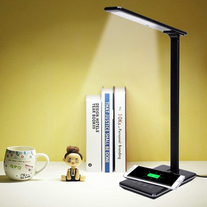 Asztali lámpa, RETLUX RTL 198, 5W, LED, + Qi töltő, 250 lm, fekete