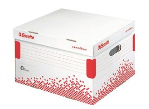 Archiváló konténer, ESSELTE Speedbox, M méret, fehér