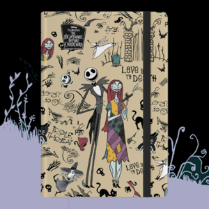 Be&iacute;r&oacute; A5, 80 lap, COLORINO, Tim Burton, gumis, vonalas, b&eacute;zs