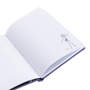 Be&iacute;r&oacute; A5, 80 lap, COLORINO, Tim Burton, gumis, vonalas, lila