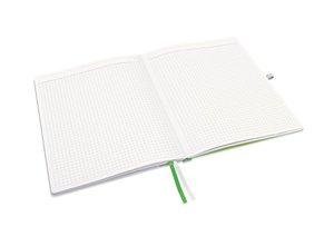 Beíró iPad méret, LEITZ Complete, keményfedeles, kockás, fehér