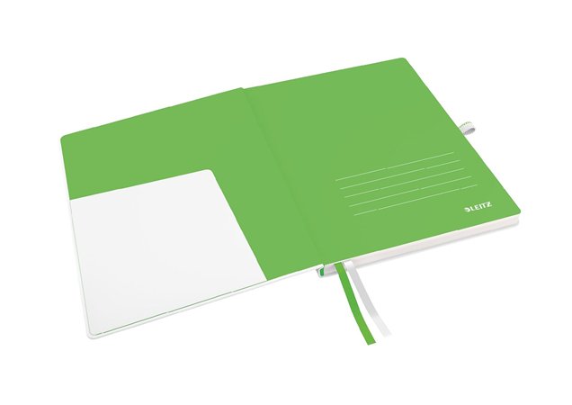 Beíró iPad méret, LEITZ Complete, keményfedeles, kockás, fehér