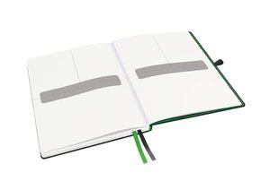 Beíró iPad méret, LEITZ Complete, keményfedeles, kockás, fekete