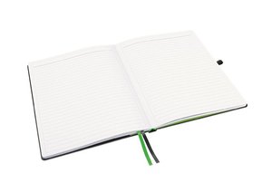 Beíró iPad méret, LEITZ Complete, keményfedeles, vonalas, fekete