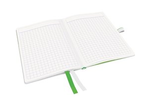 Beíró A6, 80lap LEITZ Complete keményfedeles, exkluzív, kockás, fehé