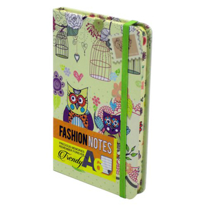 Beíró A6, 96 lap, TREND Fashion Trendy, samoa papír, vonalas