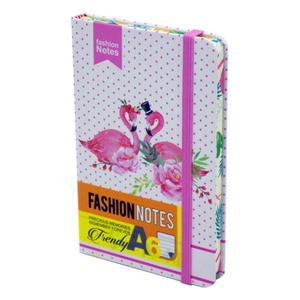Beíró A6, 96 lap, TREND Fashion Trendy, samoa papír, vonalas