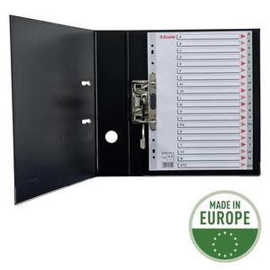 Elválasztó A4, A-Z, ESSELTE műanyag, szürke
