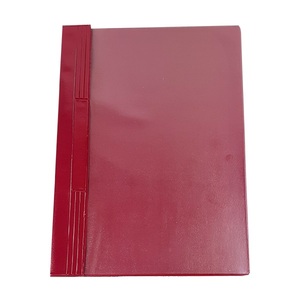 Gyorsfűző A4, PVC, kem&eacute;nyh&aacute;t&uacute;, &aacute;tl&aacute;tsz&oacute; előlappal, bord&oacute;