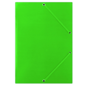 Gumis mappa A4, DONAU Standard karton, 400 g, sarokgumis, zöld