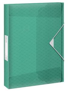 Gumis mappa A4, PP, ESSELTE Colour'Breeze Jumbo Plus, 40 mm, zöld