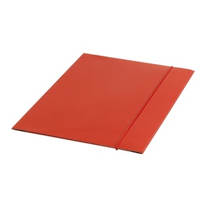 Gumis mappa A4, GRS Glossy karton, 400 g, fényes piros