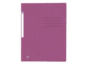 Gumis mappa A4, OXFORD Top File, karton, intenzív 10 szín