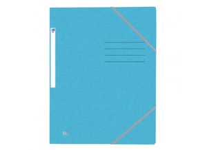 Gumis mappa A4, OXFORD Top File, karton, intenzív 10 szín