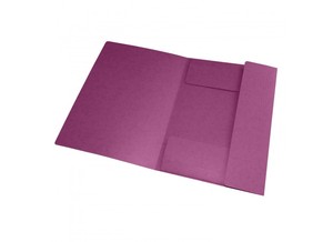 Gumis mappa A4, OXFORD Top File, karton, lila