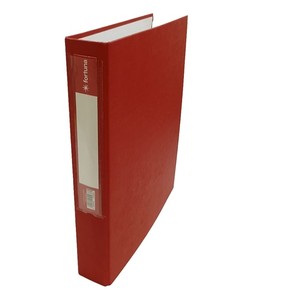 Gyűrűsk&ouml;nyv A4, 4gyűrűs, 55mm, PP/karton, piros