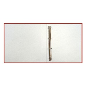 Gyűrűsk&ouml;nyv A4, 4gyűrűs, 55mm, PP/karton, piros