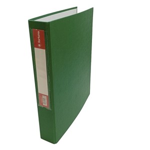 Gyűrűsk&ouml;nyv A4, 4gyűrűs, 55mm, PP/karton, z&ouml;ld