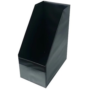 Iratpapucs A4, 140 mm, GRS, PVC borítású, fekete