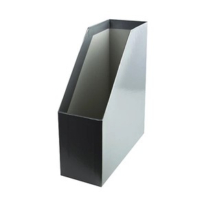 Iratpapucs A4, 90 mm, GRS, karton, merevfalú, ezüst