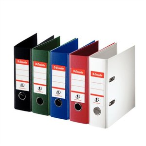 Iratrendező A5, 75 mm, ESSELTE No.1 Standard Vivida, PP/PP, fehér
