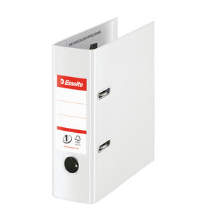 Iratrendező A5, 75 mm, ESSELTE No.1 Standard Vivida, PP/PP, fehér